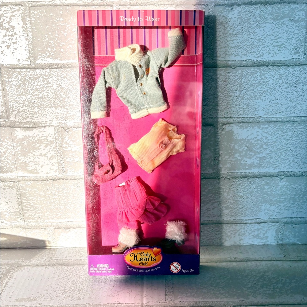 Only Hearts Ready to Wear Pink Fashion Outfit Set 9” Doll Clothing NEW
